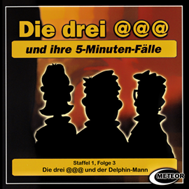 Hörbuch Die drei @@@ und der Delphin-Mann (Staffel 1, Folge 3)  - Autor Nikolaus Hartmann;Sascha Gutzeit.   - gelesen von Schauspielergruppe