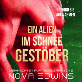 Hörbuch Ein Alien im Schneegestöber  - Autor Nova Edwins   - gelesen von Schauspielergruppe