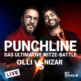 Hörbuch Punchline Live: Das ultimative Witze Battle - Olli vs. Nizar (Live)  - Autor Oliver Gimber, Nizar Akremi   - gelesen von Schauspielergruppe