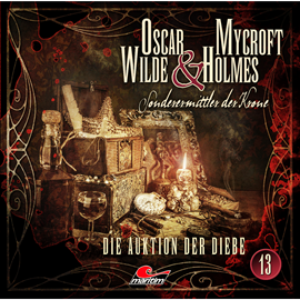 Hörbuch Die Auktion der Diebe (Oscar Wilde & Mycroft Holmes - Sonderermittler der Krone 13)  - Autor Oscar Wilde;Jonas Maas   - gelesen von Schauspielergruppe