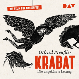 Hörbuch Krabat  - Autor Otfried Preußler   - gelesen von Felix von Manteuffel