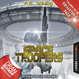 Hörbuch Space Troopers - Collector's Pack (Space Troopers 13-18)  - Autor P. E. Jones   - gelesen von Uve Teschner