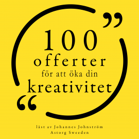 Hörbuch 100 citat för att öka din kreativitet  - Autor Pablo Picasso   - gelesen von Johannes Johnström