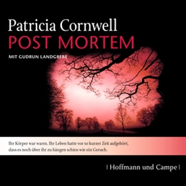 Hörbuch Post Mortem (Kay Scarpetta 1)  - Autor Patricia Cornwell   - gelesen von Gudrun Landgrebe