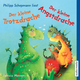 Hörbuch Der kleine Trotzdrache/Der kleine Angstdrache  - Autor Patricia Mennen   - gelesen von Philipp Schepmann