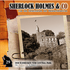 Hörbuch Der Schrecken vom Central Park (Sherlock Holmes & Co 29)  - Autor Patrick Holtheuer   - gelesen von Schauspielergruppe