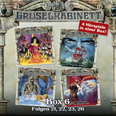 Hörbuch Gruselkabinett Box 6 (Folgen 21, 22, 23, 26)  - Autor Per McGraup;Heinrich Heine.;Johann August Apel;Théophile Gautier   - gelesen von Schauspielergruppe