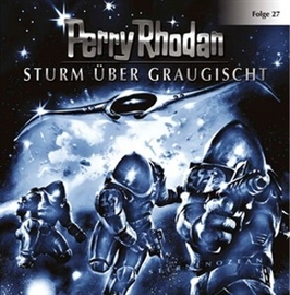 Hörbuch Sturm über Graugischt (Perry Rhodan 27)  - Autor Perry Rhodan   - gelesen von Volker Lechtenbrink