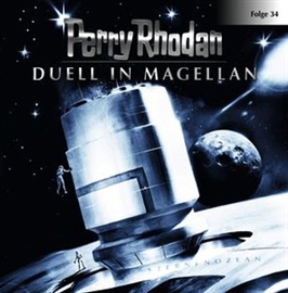 Hörbuch Duell in Magellan (Perry Rhodan 34)  - Autor Perry Rhodan   - gelesen von Volker Lechtenbrink