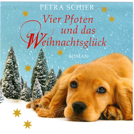 Hörbuch Vier Pfoten und das Weihnachtsglück  - Autor Petra Schier   - gelesen von Günter Merlau