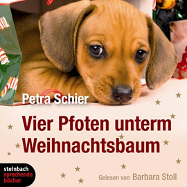 Hörbuch Vier Pfoten unterm Weihnachtsbaum  - Autor Petra Schier   - gelesen von Barbara Stoll
