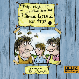 Hörbuch Familie Grunz hat Ärger  - Autor Philip Ardagh   - gelesen von Harry Rowohlt