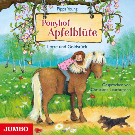 Hörbuch Ponyhof Apfelblüte 3. Lotte und Goldstück  - Autor Pippa Young   - gelesen von Christiane Leuchtmann