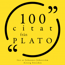 Hörbuch 100 citat från Plato  - Autor Plato   - gelesen von Johannes Johnström