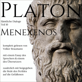 Hörbuch Menexenos  - Autor Platon   - gelesen von Volker Braumann