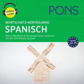 Hörbuch PONS Wortschatz-Hörtraining Spanisch  - Autor PONS   - gelesen von Schauspielergruppe