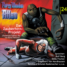Hörbuch Das Zauberhirn-Projekt (Atlan Traversan-Zyklus 10)  - Autor Rainer Hanczuk   - gelesen von Schauspielergruppe