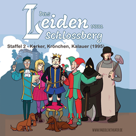 Hörbuch Staffel 2: Kerker, Krönchen, Kalauer (1995) (Das Leiden vom Schlossberg 31-60)  - Autor Ralf Klinkert;Jan Krückemeyer   - gelesen von Schauspielergruppe