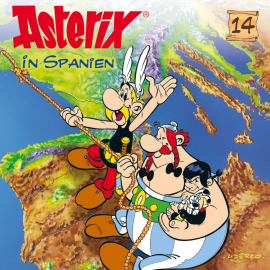 Hörbuch 14: Asterix in Spanien  - Autor René Goscinny   - gelesen von Schauspielergruppe