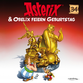Hörbuch 34: Asterix & Obelix feiern Geburtstag  - Autor René Goscinny   - gelesen von Schauspielergruppe