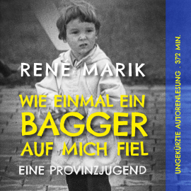 Hörbuch Wie einmal ein Bagger auf mich fiel: Eine Provinzjugend  - Autor René Marik   - gelesen von René Marik