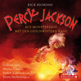 Hörbuch Percy Jackson - Auf Monsterjagd mit den Geschwistern Kane  - Autor Rick Riordan   - gelesen von Schauspielergruppe