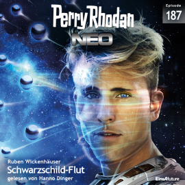 Hörbuch Perry Rhodan Neo 187: Schwarzschild-Flut  - Autor Ruben Wickenhäuser   - gelesen von Hanno Dinger