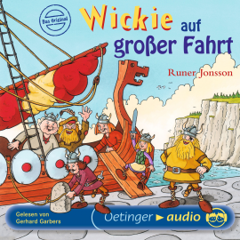 Hörbuch Wickie auf großer Fahrt  - Autor Runer Jonsson   - gelesen von Gerhard Garbers