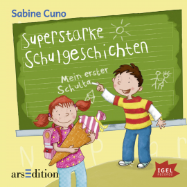 Hörbuch Superstarke Schulgeschichten  - Autor Sabine Cuno   - gelesen von Jutta Richter