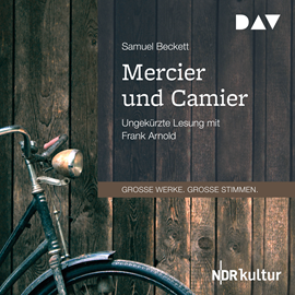 Hörbuch Mercier und Camier  - Autor Samuel Beckett   - gelesen von Frank Arnold