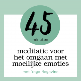 Hörbuch 45 Minuten Meditatie Voor Het Omgaan Met Moeilijke Emoties  - Autor Sandra van Nispen   - gelesen von Sandra van Nispen
