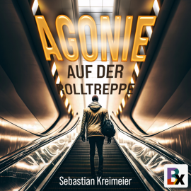 Hörbuch Agonie auf der Rolltreppe  - Autor Sebastian Kreimeier   - gelesen von Sandra Andrés