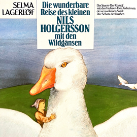 Hörbuch Nils Holgersson, Folge 1: Die wunderbare Reise des kleinen Nils Holgersson mit den Wildgänsen  - Autor Selma Lagerlöf, Peter Folken   - gelesen von Schauspielergruppe