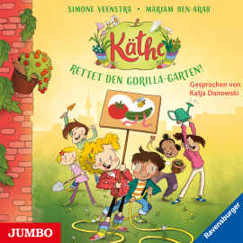 Hörbuch Käthe. Rettet den Gorilla-Garten!  - Autor Simone Veenstra   - gelesen von Katja Danowski