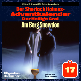 Hörbuch Am Berg Snowdon (Der Sherlock Holmes-Adventkalender: Der Heilige Gral, Folge 17)  - Autor Sir Arthur Conan Doyle   - gelesen von Schauspielergruppe