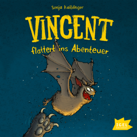 Hörbuch Vincent flattert ins Abenteuer  - Autor Sonja Kaiblinger   - gelesen von Christian Rudolf