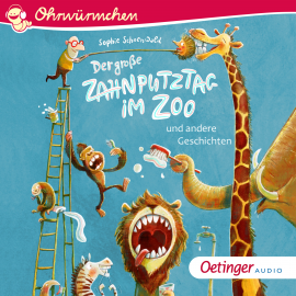 Hörbuch Der große Zahnputztag im Zoo und andere Geschichten  - Autor Sophie Schoenwald   - gelesen von Monty Arnold