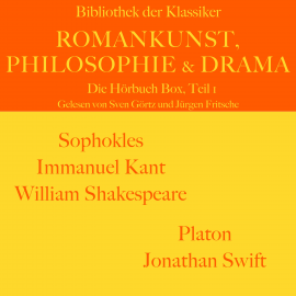 Hörbuch Romankunst, Philosophie und Drama: Die Hörbuch Box, Teil 1  - Autor Sophokles   - gelesen von Schauspielergruppe