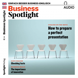 Hörbuch Business-Englisch lernen Audio - Eine perfekte Präsentation vorbereiten  - Autor Spotlight Verlag   - gelesen von Various Artists