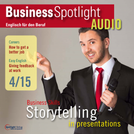Hörbuch Business-Englisch lernen Audio - Präsentationen als Form des Geschichtenerzählens  - Autor Spotlight Verlag   - gelesen von Various Artists