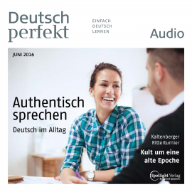 Hörbuch Deutsch lernen Audio - Authentisch sprechen  - Autor Spotlight Verlag   - gelesen von Various Artists