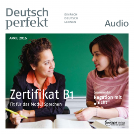 Hörbuch Deutsch lernen Audio - Das Zertifikat B1  - Autor Spotlight Verlag   - gelesen von Various Artists