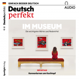 Hörbuch Deutsch lernen Audio - Im Museum  - Autor Spotlight Verlag   - gelesen von Various Artists