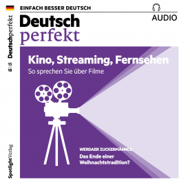 Hörbuch Deutsch lernen Audio - Kino, Streaming, Fernsehen  - Autor Spotlight Verlag   - gelesen von Various Artists