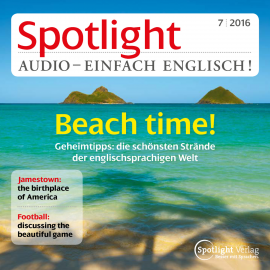 Hörbuch Englisch lernen Audio - Am Strand  - Autor Spotlight Verlag   - gelesen von Various Artists