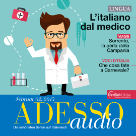 Hörbuch Italienisch lernen Audio - Beim Arzt  - Autor Spotlight Verlag   - gelesen von Various Artists