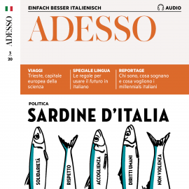 Hörbuch Italienisch lernen Audio - Die Sardinen-Bewegung  - Autor Spotlight Verlag   - gelesen von Various Artists