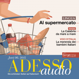 Hörbuch Italienisch lernen Audio - Im Supermarkt  - Autor Spotlight Verlag   - gelesen von Various Artists