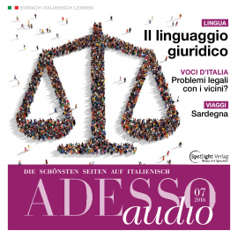Hörbuch Italienisch lernen Audio - Recht und Sprache  - Autor Spotlight Verlag   - gelesen von Various Artists