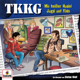 Hörbuch TKKG - Folge 113: Mit heißer Nadel Jagd auf Kids  - Autor Stefan Wolf   - gelesen von N.N.